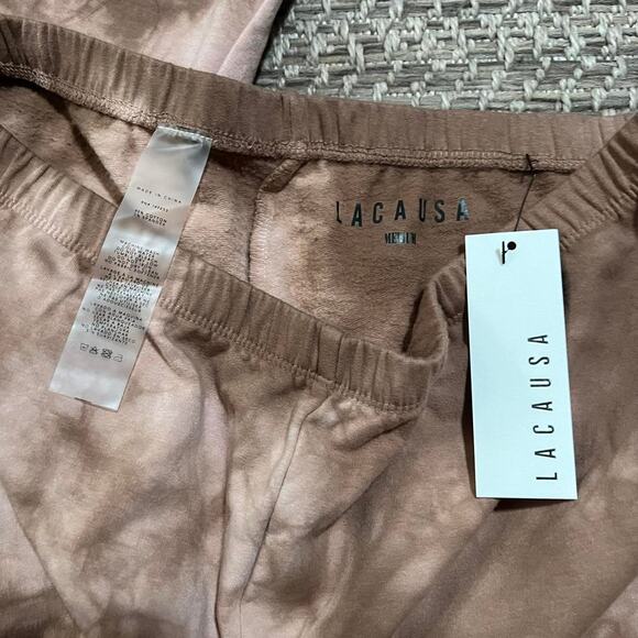 Lacausa sweat pants Sz M - Picture 3 of 4